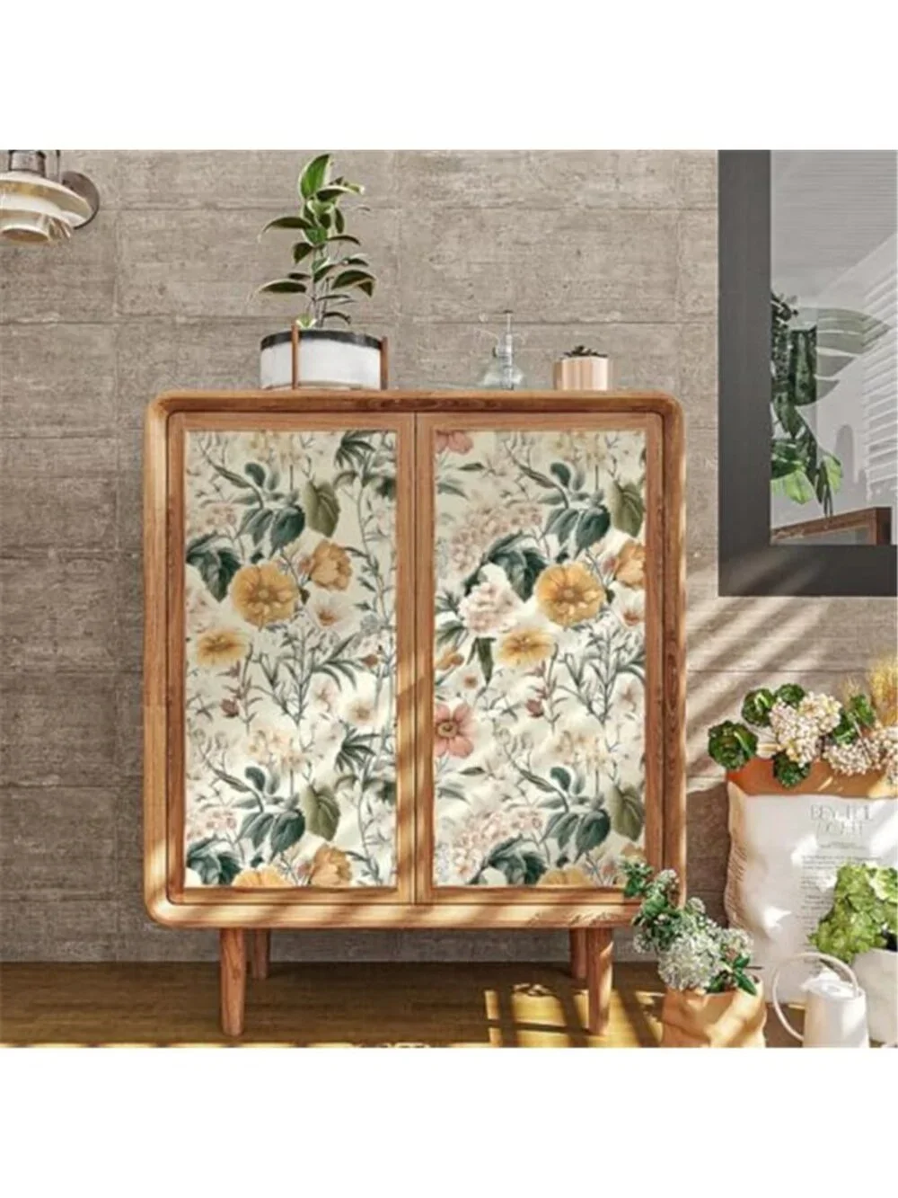 Floral Peel And Stick Wallpaper Vintage Vinyl Contact Paper Waterproof 16x118